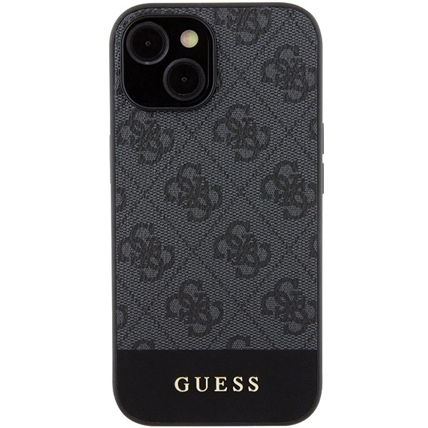 Guess 4G Stripe Collection case for iPhone 15 / 14 / 13 - grayeng