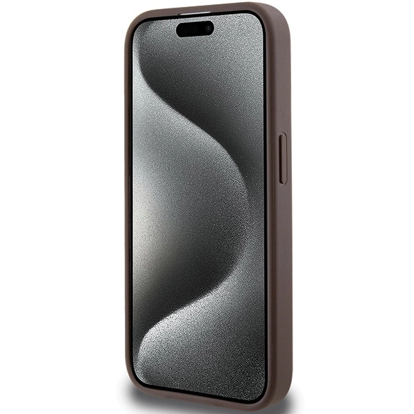 Guess 4G Stripe Collection case for iPhone 15 Pro Max - browneng