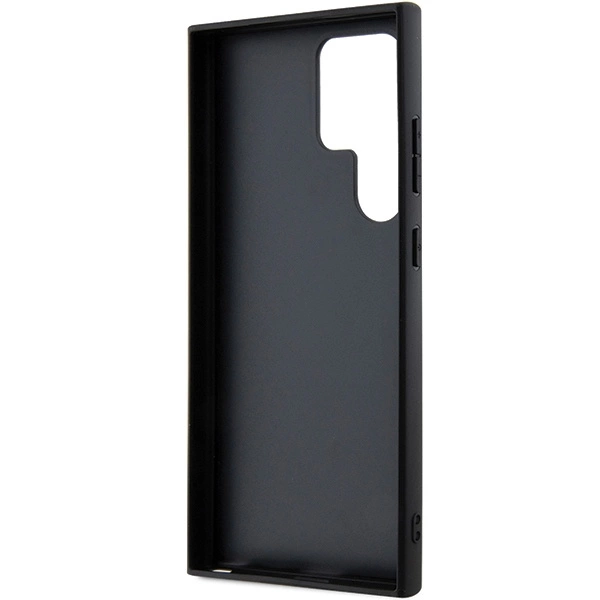 Guess Grip Stand 4G Triangle Strass Case for Samsung Galaxy S24 Ultra - Browneng