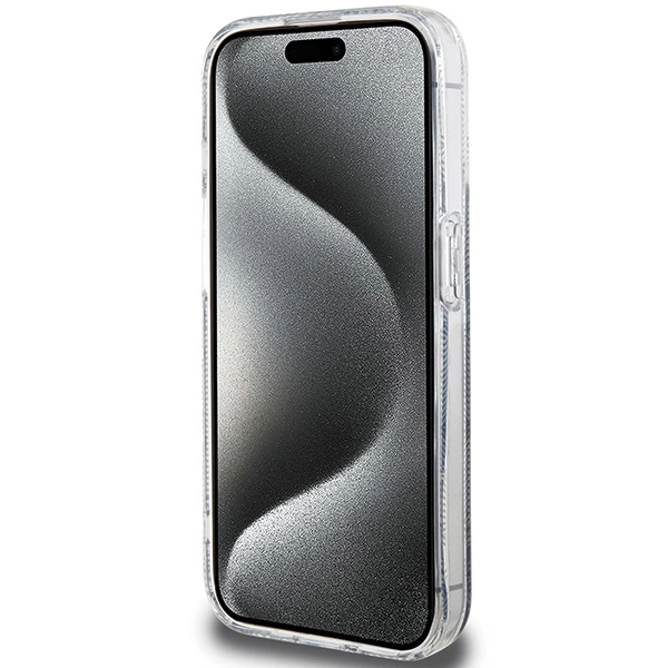 Guess IML GCube MagSafe case for iPhone 15 Pro - blackeng