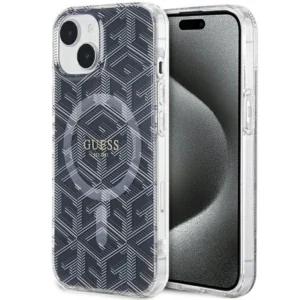 Guess IML GCube MagSafe case for iPhone 15 / 14 / 13 - blackeng