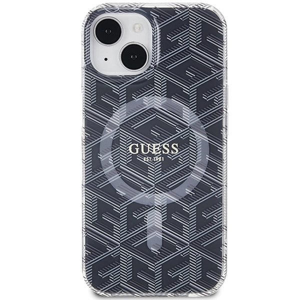 Guess IML GCube MagSafe case for iPhone 15 / 14 / 13 - blackeng
