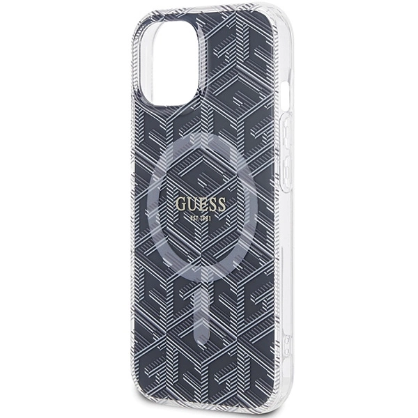 Guess IML GCube MagSafe case for iPhone 15 / 14 / 13 - blackeng