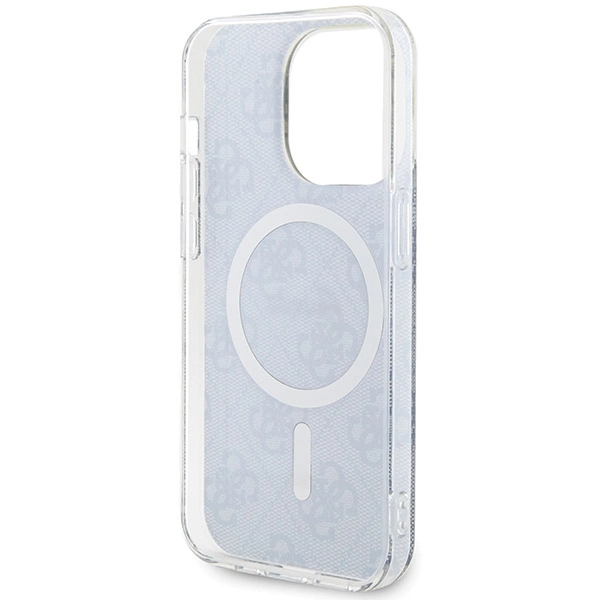 Guess IML 4G MagSafe case for iPhone 15 Pro Max - blueeng