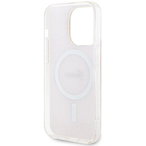Guess IML 4G MagSafe case for iPhone 15 Pro Max - pinkeng