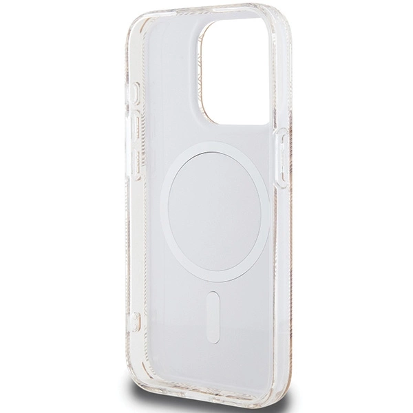 Guess IML GCube MagSafe case for iPhone 15 Pro Max - browneng