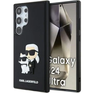 Karl Lagerfeld 3D Rubber Karl&Choupette case for Samsung Galaxy S24 Ultra - blackeng