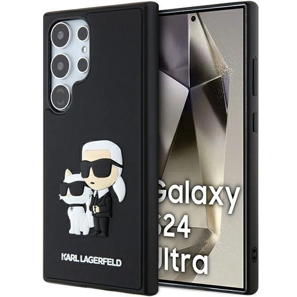 Karl Lagerfeld 3D Rubber Karl&Choupette case for Samsung Galaxy S24 Ultra - blackeng