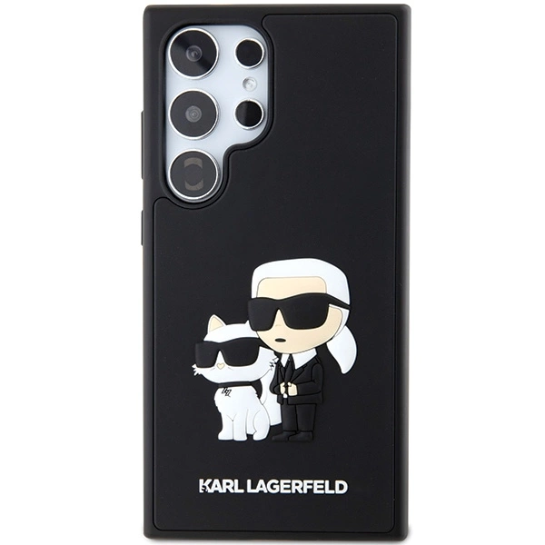 Karl Lagerfeld 3D Rubber Karl&Choupette case for Samsung Galaxy S24 Ultra - blackeng