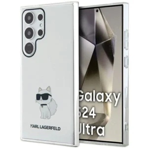 Karl Lagerfeld IML Choupette case for Samsung Galaxy S24 Ultra - transparenteng