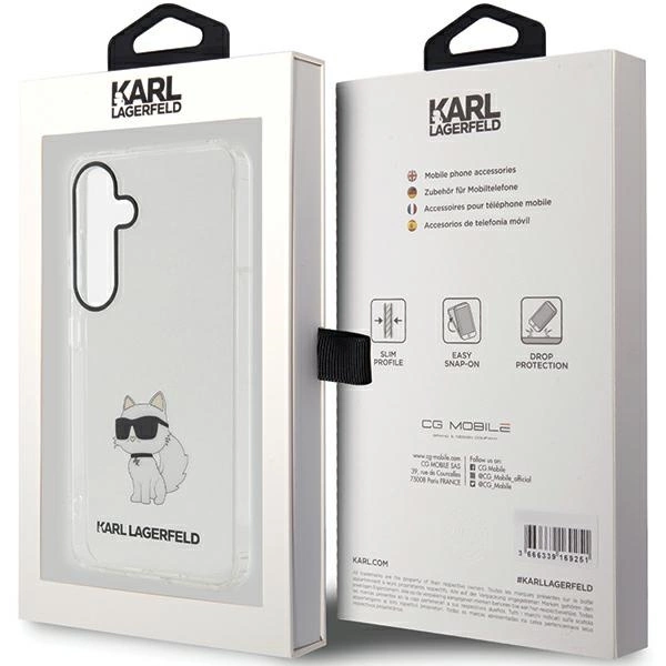 Karl Lagerfeld KLHCS24MHNCHTCT S24+ S926 transparent hardcase IML Choupetteeng