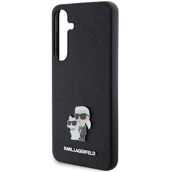 Karl Lagerfeld KLHCS24MPSAKCMPK S24+ S926 hardcase black/black Saffiano Karl & Choupette Metal Pineng