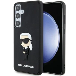 Karl Lagerfeld 3D Rubber Ikonik case for Samsung Galaxy S24 - blackeng