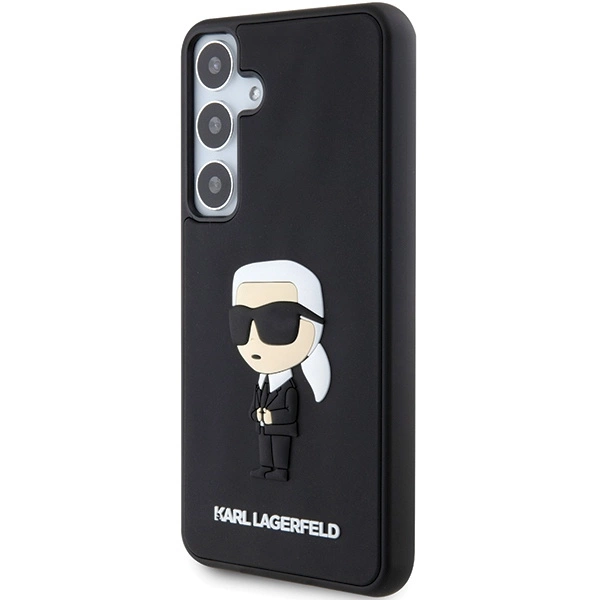 Karl Lagerfeld 3D Rubber Ikonik case for Samsung Galaxy S24 - blackeng
