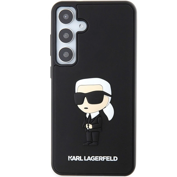 Karl Lagerfeld 3D Rubber Ikonik case for Samsung Galaxy S24 - blackeng