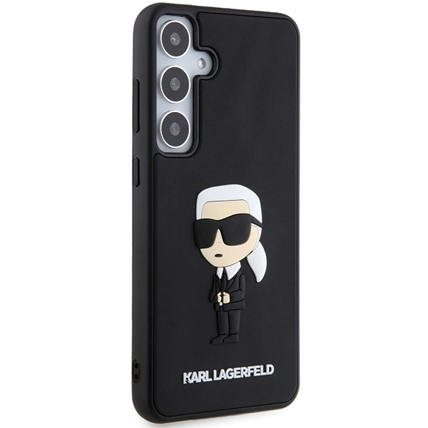 Karl Lagerfeld 3D Rubber Ikonik case for Samsung Galaxy S24 - blackeng