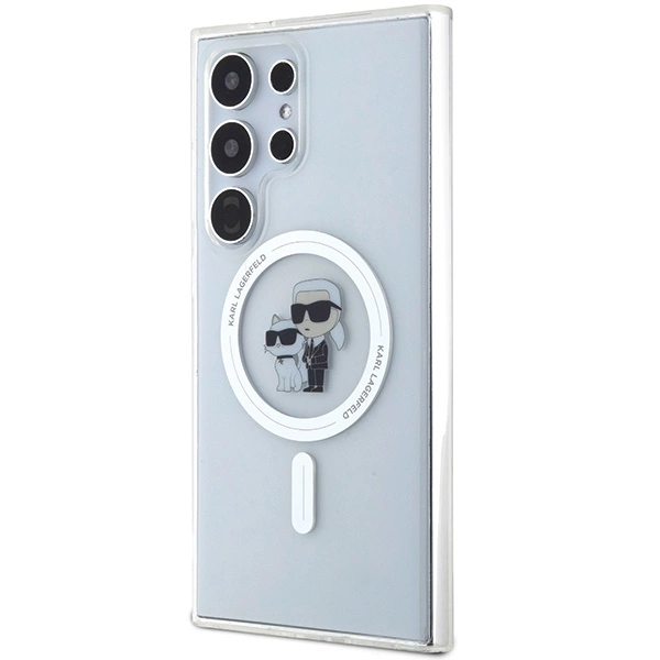 Karl Lagerfeld IML Karl&Choupette MagSafe case for Samsung Galaxy S24 Ultra - transparenteng