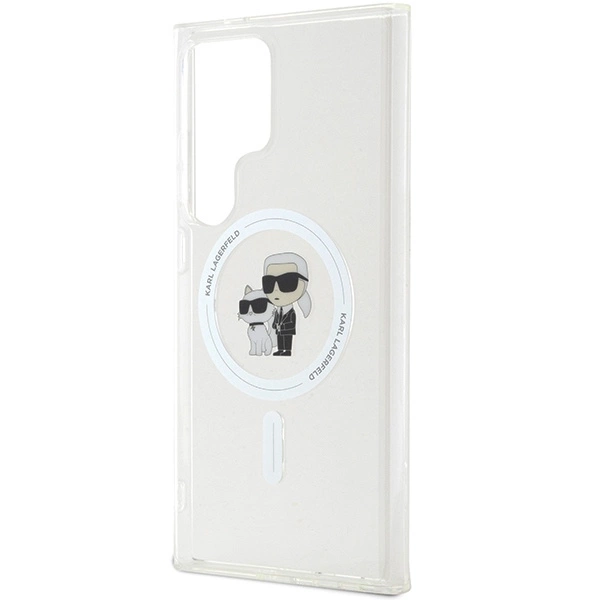 Karl Lagerfeld IML Karl&Choupette MagSafe case for Samsung Galaxy S24 Ultra - transparenteng