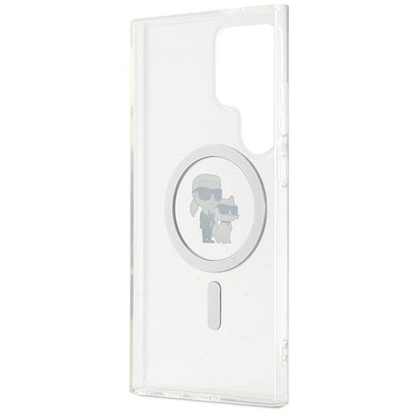 Karl Lagerfeld IML Karl&Choupette MagSafe case for Samsung Galaxy S24 Ultra - transparenteng