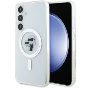 Karl Lagerfeld IML Karl&Choupette MagSafe case for Samsung Galaxy S24 - transparenteng