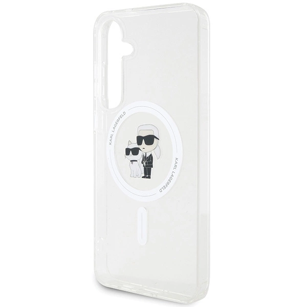 Karl Lagerfeld IML Karl&Choupette MagSafe case for Samsung Galaxy S24 - transparenteng