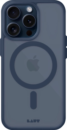 LAUT Huex Protect case with MagSafe for iPhone 15 Pro - dark blueeng