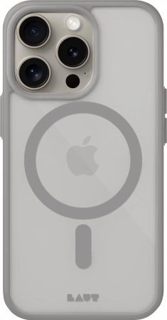 LAUT Huex Protect case with MagSafe for iPhone 15 Pro - grayeng