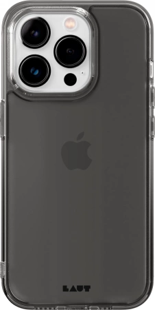 LAUT Crystal Matter X - protective case for iPhone 15 Pro compatible with MagSafe (black-crystal)eng