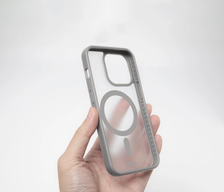 159785_2 LAUT Huex Protect case with MagSafe for iPhone 15 Pro Max - grayeng
