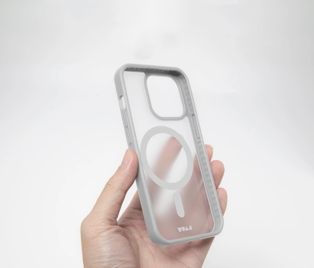 LAUT Huex Protect case with MagSafe for iPhone 15 Pro Max - whiteeng