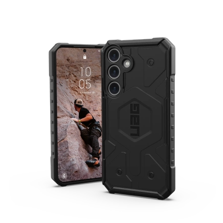 UAG Pathfinder Magnet case for Samsung Galaxy S24 with magnetic module - blackeng