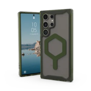 UAG Plyo Pro Magnet case for Samsung Galaxy S24 Ultra 5G with magnetic module - transparent greeneng
