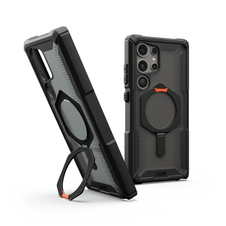 UAG Plasma XTE Kickstand Case for Samsung Galaxy S24 Ultra 5G - Black and Orangeeng