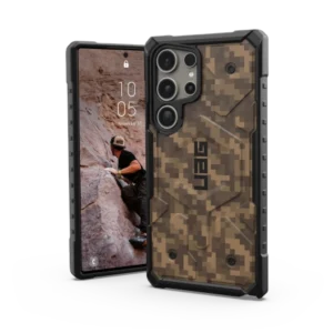UAG Pathfinder Magnet SE case for Samsung Galaxy S24 Ultra with magnetic module - brown camouflageeng