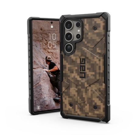159835_1 UAG Pathfinder Magnet SE case for Samsung Galaxy S24 Ultra with magnetic module - brown camouflageeng