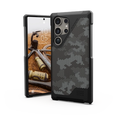 159852_1 UAG Metropolis LT Magnet case for Samsung Galaxy S24 Ultra with magnetic module - black camouflageeng