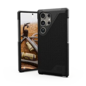 UAG Metropolis LT Magnet case for Samsung Galaxy S24 Ultra with magnetic module - black kevlareng