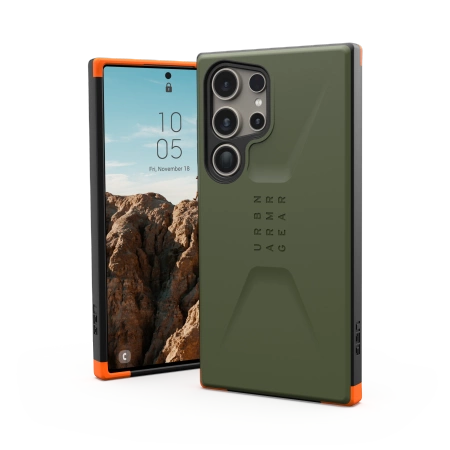 159855_1 UAG Civilian case for Samsung Galaxy S24 Ultra 5G - greeneng