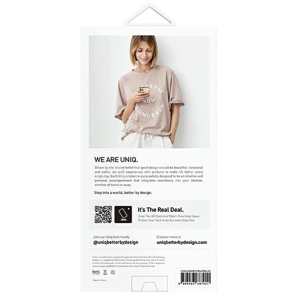 Uniq LifePro Xtreme case for Samsung Galaxy S24+ - transparent and glittereng