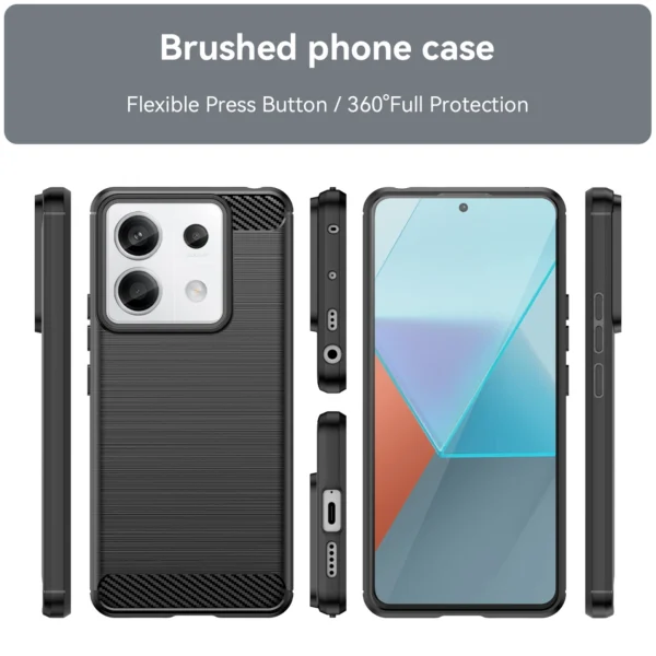 Carbon Case for Xiaomi Redmi Note 13 5G - blackeng