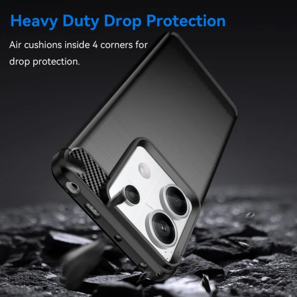 Carbon Case for Xiaomi Redmi Note 13 5G - blackeng