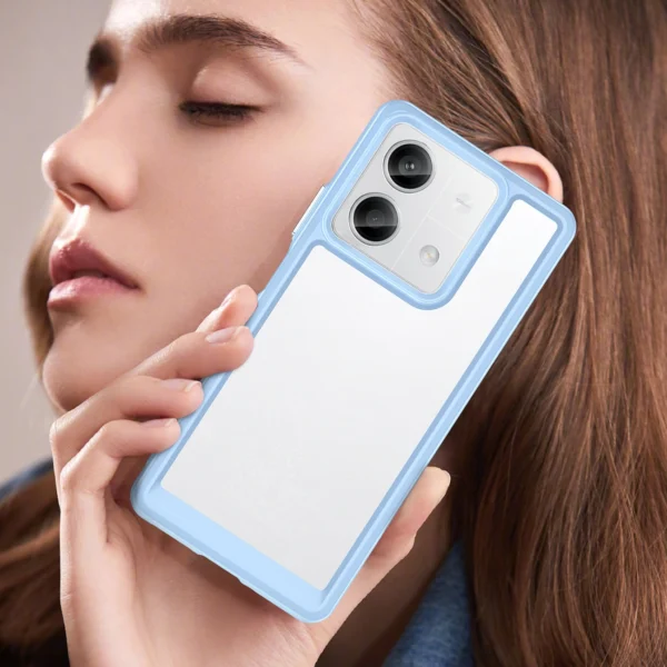 Outer Space Case with gel frame for Xiaomi Redmi Note 13 5G - blueeng
