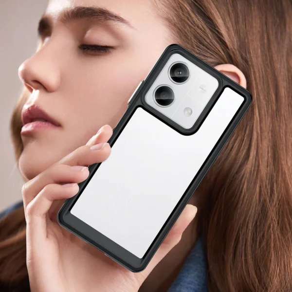 Outer Space Case with gel frame for Xiaomi Redmi Note 13 5G - blackeng