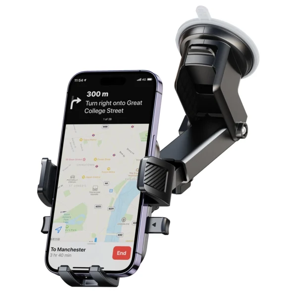 Joyroom JR-OK6 car phone holder on the dashboard - blackeng