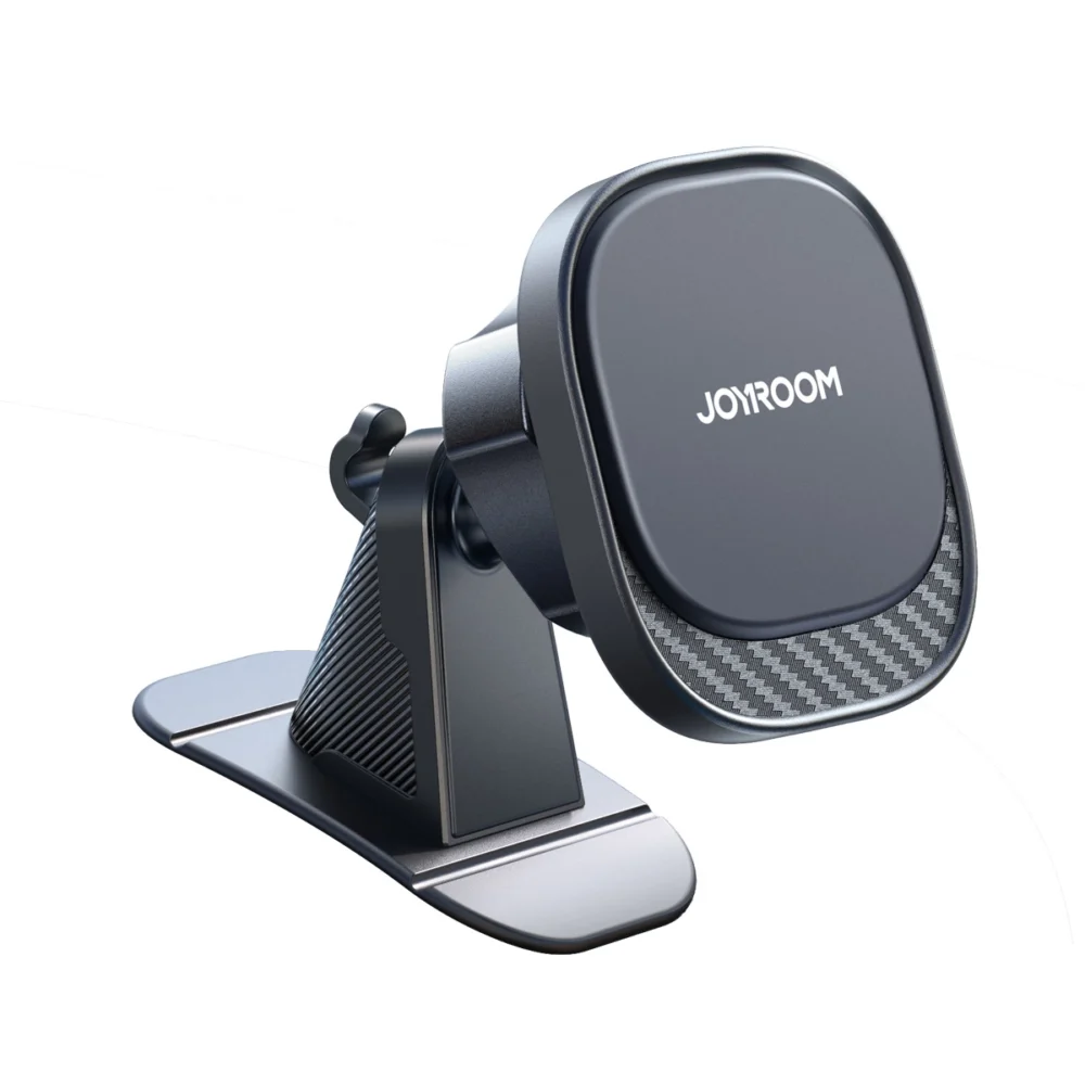 Joyroom JR-ZS400 magnetic car phone holder on the dashboard - blackeng