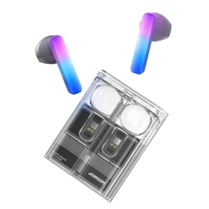 TWS Joyroom JR-TC1 IceLens Series wireless headphones with LED lights - blackeng