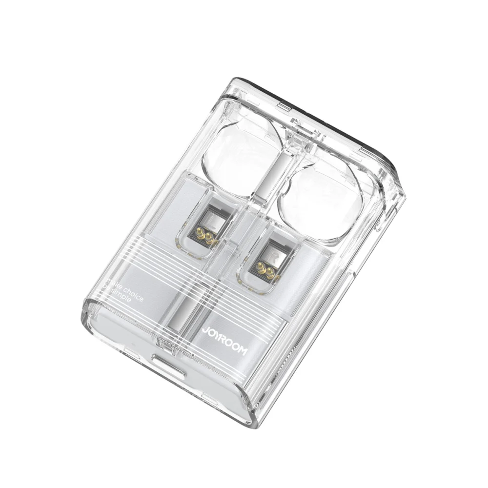 TWS Joyroom JR-TC1 IceLens Series wireless headphones with LED lights - whiteeng