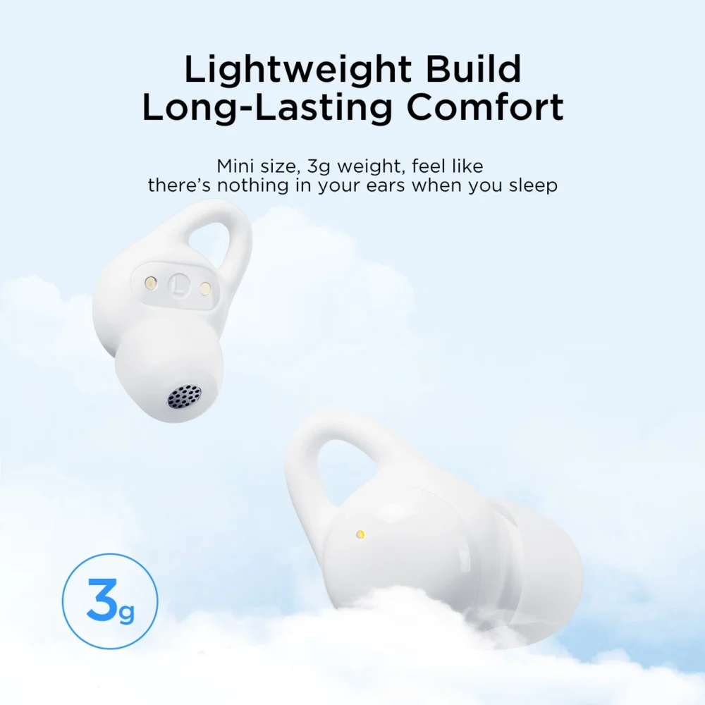 TWS Joyroom JR-TS2 Cozydots Series wireless headphones with active noise reduction, Bluetooth 5.3 - whiteeng