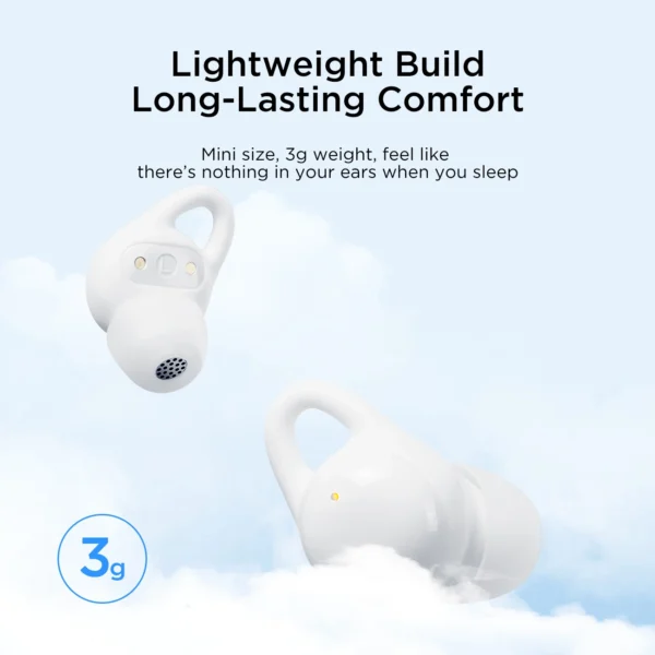TWS Joyroom JR-TS2 Cozydots Series wireless headphones with active noise reduction, Bluetooth 5.3 - whiteeng