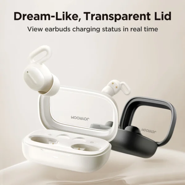 Joyroom JR-TS1 Cozydots Series TWS headphones with Bluetooth 5.3 and noise cancellation - blackeng